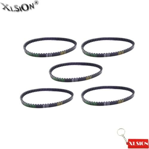 XLSION Aftermarket 5Pcs CVT Drive Belt 669 18 30 For 49cc 50cc 80cc Vespa Sunl Roketa Chinese GY6 Moped Scooter