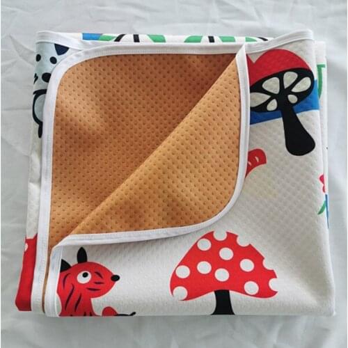 PUL waterproof splat collector floor mats waterproof non-slip high chair splat mat anti slip floor mat