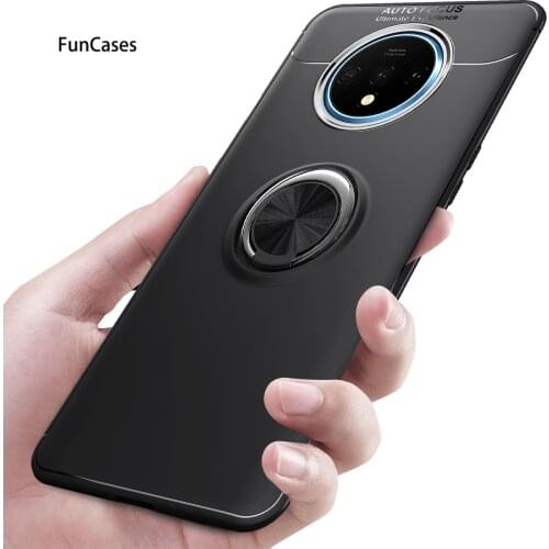 Free Rotation Heavy Cases For cellular OnePlus 7T Phone Bumpers Cover sFor OnePlus estojo 1+7T Soft TPU Protector Movil Carcaso