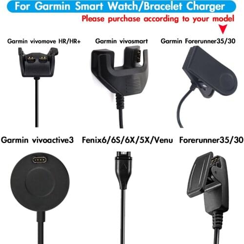 USB Charging Dock Fast Charger Cable For Garmin Vivosmart HR + / Vivosmart / Foreunner 35 / 30 / Vivoactive 3 / Fenix 6 6s 6x 5x