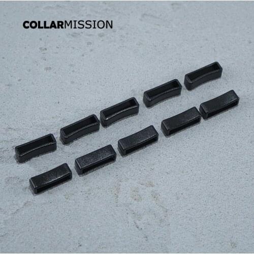 High quality movable, lightweight and durable square guard strap ring backpack with dog leash accessories 20mm black SK20SJ02