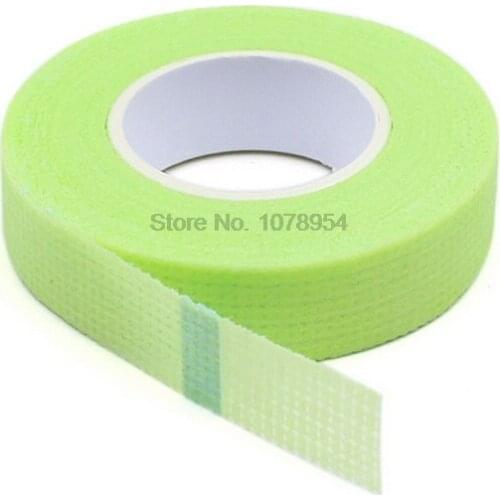 200pcs New Japanese grafted eyelash isolation tape with holes breathable comfortable sensitive resistant Green eye pad