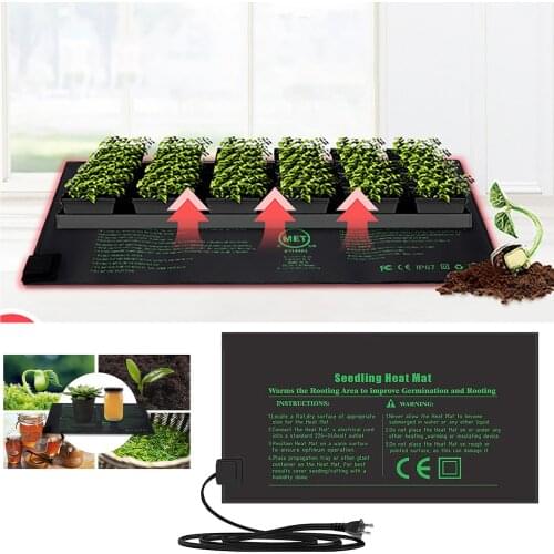 Plant Heating Pad, Square Waterproof Seedling Heating Pad, Seed Germination And Growth Pad Convenient Home Garden Supplies