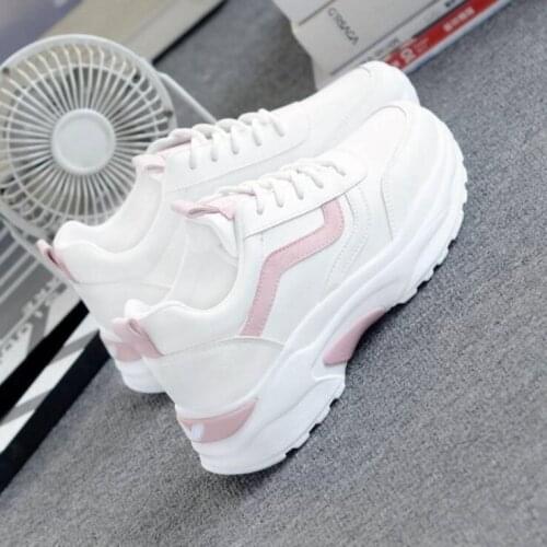 Women Chunky Sneakers Fashion breathable Platform Sneakers White shoes Ladies Casual Shoes Woman Sports Shoes womenzrf6