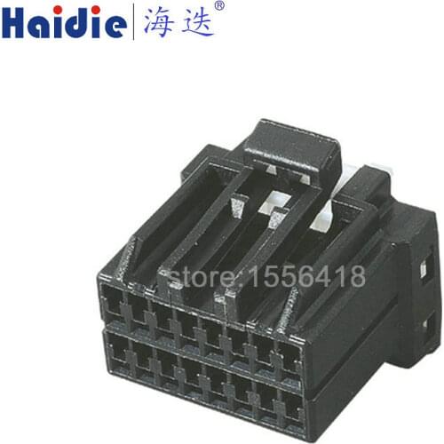 2sets 16pin Honda auto electric cable plug automotive wiring harness unsealed connector 175966-2