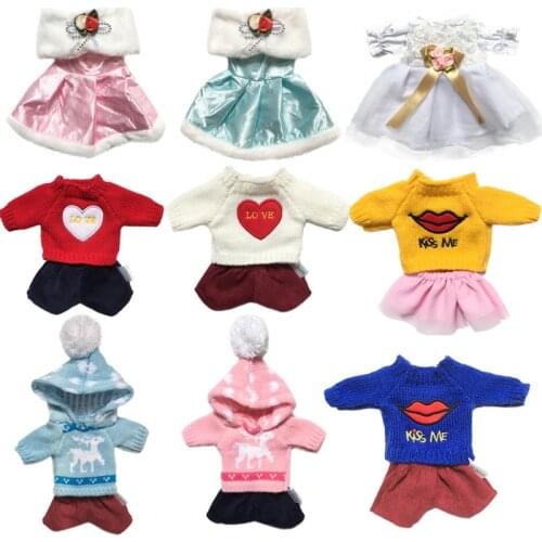 1pc Doll Clothes for 30cm Le Sucre Rabbit Plush Toys Bunny Sweater Wedding Dress Accessories for 1/6 BJD Dolls Gifts for Girls