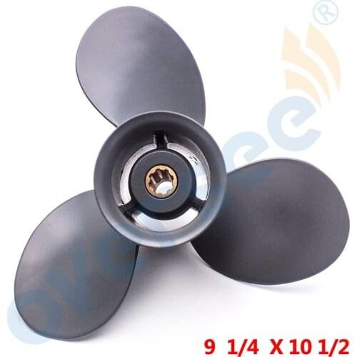 For Honda Outboard Aluminium Propeller 8/9.9/10/15/20hp (9 1/4x 10 1/2) 58130-ZV4-010AH
