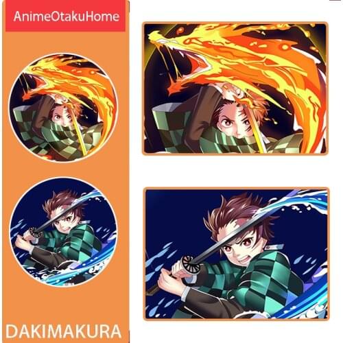 Anime Manga Demon Slayer Kamado Tanjirou Agatsuma Zenitsu Throw Pillow Cover Hugging Pillowcase Bedding Dakimakura Pillow Case