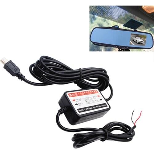 DC 12V-24V To 5V Mini USB Car Charger Hard Wire Kit For In Car Dash Cam Camcorder DVR