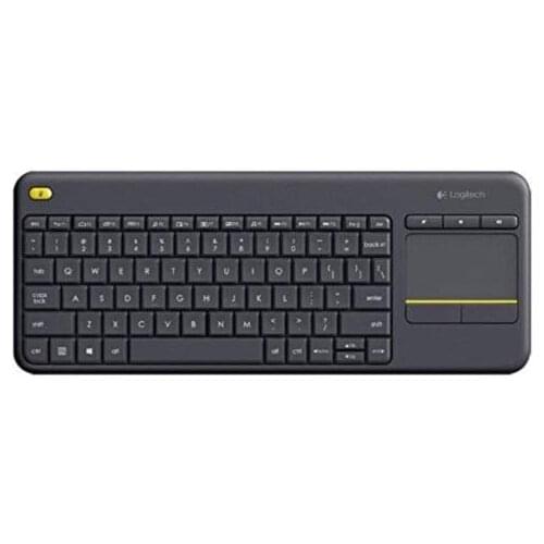 Logitech K400 Plus Wireless Touch TV Keyboard with Easy Media Control and Built-in Touchpad