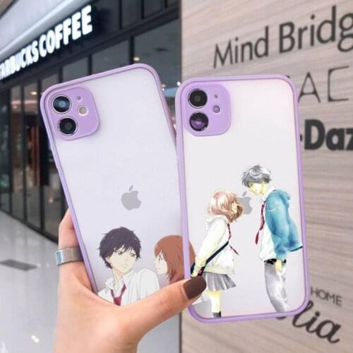 Ao Haru Ride Love lovely anime Phone Cases matte transparent For iphone 7 8 11 12 plus mini x xs xr pro max cover