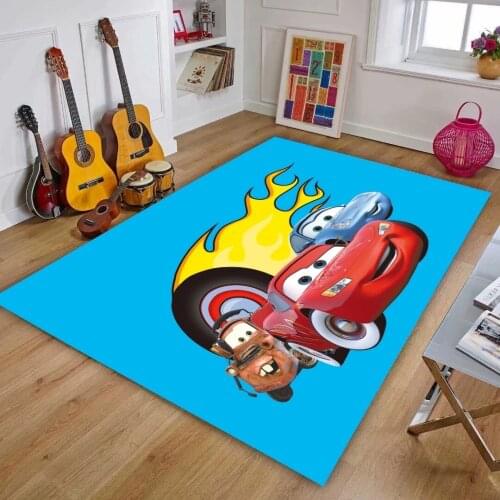 Disney 3D 95 Car lightning McQueen Door Mat Kids Boys Girls Game Mat Bedroom Kitchen Carpet Indoor Bathroom Mat Birthday Present