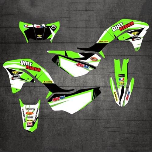 For Kawasaki 230 KLX Motocross full set of graphics stickers Backgrounds decals kits for Kawasaki KLX230 KLX 230