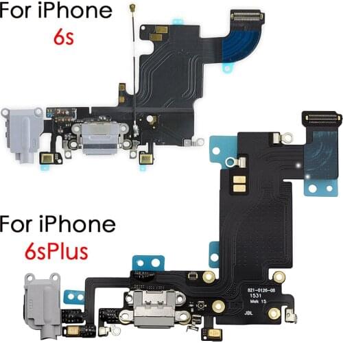 USB Charging Port Dock Connector Flex Cable Replacement Part For iPhone 6s 6sPlus