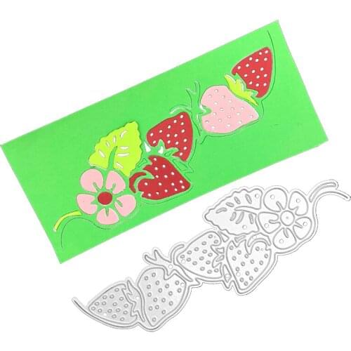 Julyarts Strawberry Flower Leaf New Dies 2021 Stencil For Stencil DIY Dies Scrapbooking Album Paper Card Metal Craft Metal