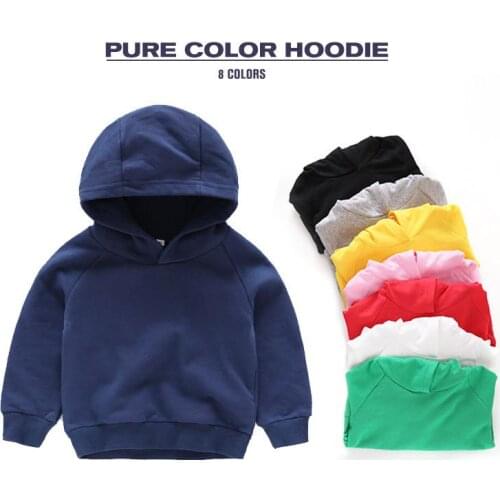 2021 Spring And Autumn Children Clothes Korean Style Solid Colorful Top Toddler Boy Girls Wear Round Neck Long Sleeve Outwear