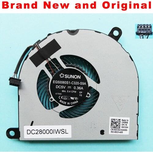 New original cpu cooling fan cooler FOR DELL Latitude 5480 cpu fan EG50060S1-C320-S9A DC 5V 0.36A DP/N 0G5JG4 DC28000IWS0