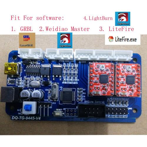 3000mw Laser Module , USB 2 Axis Control Board Motherboard Laser Driver ,Power Supply for Adjustable Laser Engraver Accessories