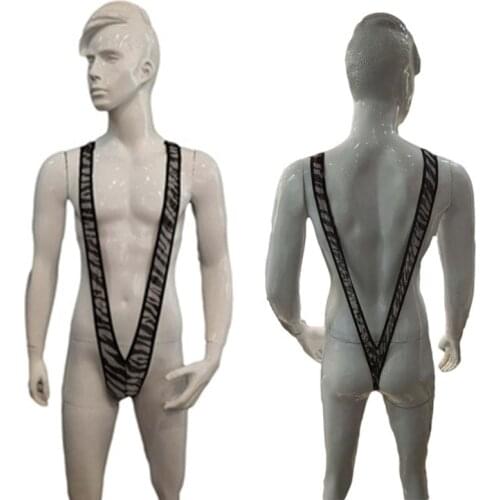 Hot Swim Borat Mankini Mens Thong Stag Nightwear Costume Lingerie Fun Underwear e498