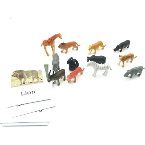 Montessori Animal Matched Toy Preschool Education Toys Toddler 4-8 Years Old