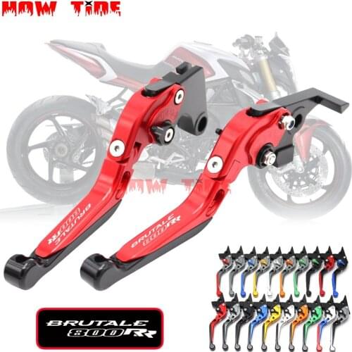 Motorcycle Folding Extendable CNC Moto Adjustable Clutch Brake Levers For MV Agusta Brutale 800 RR 800RR 2014-2015
