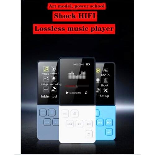 New MP4 supports TF memory card 1.8-inch display speaker ultra-thin perfect sound quality, high-definition video playback