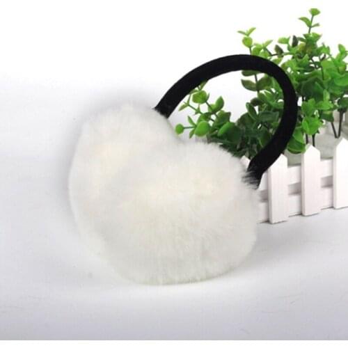 Faux Fur Solid Color Ladies Earmuffs Autumn And Winter Warm And Comfortable Unisex Skiing Cute Fur Ear Muff