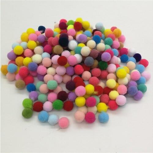 350Pcs 10mm Multi Option Pompoms Soft Pom Poms Balls DIY Home Garden Wedding Decoration Flowers Accessories Wreaths Garment