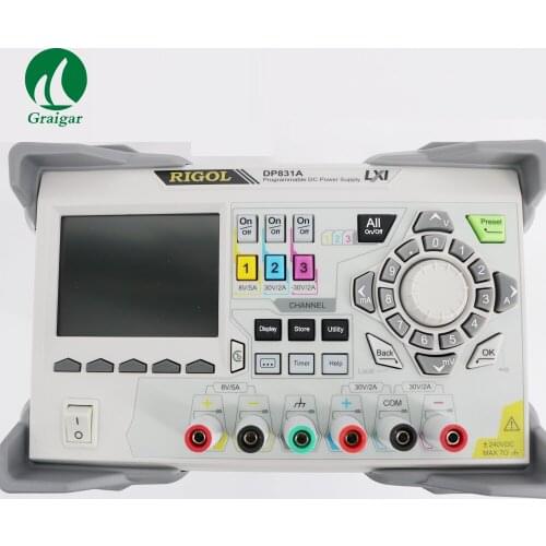 Programmable Linear DC Power Supply 3 Channels DP831A Independent Control for Each Channel