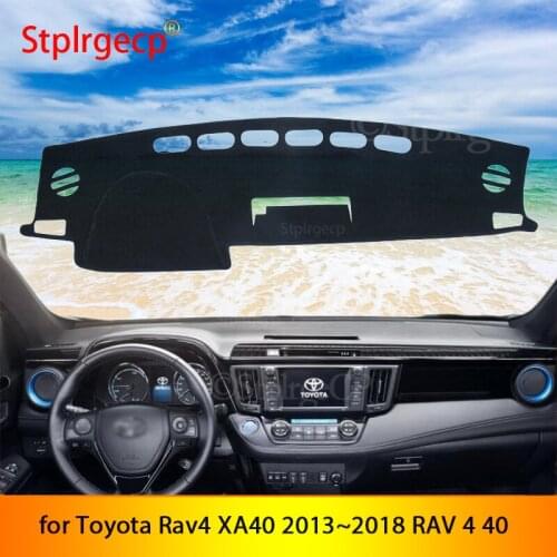 For Toyota Rav4 XA40 2013~2018 Anti-Slip Mat Dashboard Cover Pad Sunshade Dashmat Car Accessories 2017 2016 2015 Styling Covers
