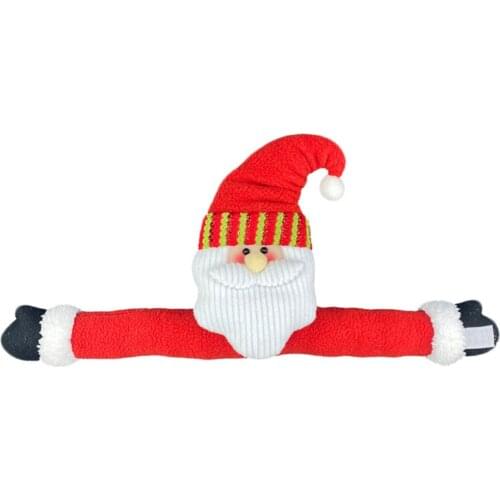 Christmas Santa Claus Snowman Curtain Buckle Ring Cartoon Decorations Tieback Fastener Clips Holder Hotel Window Ornament
