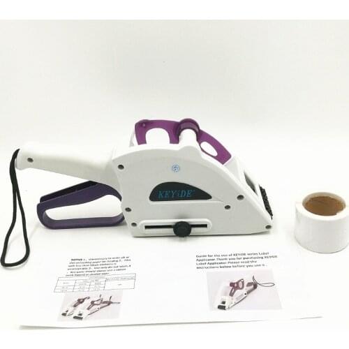 Handheld Barcode Dispenser Handheld Tag Labeling Machine Stick Equipment Barcode Dispenser YH-60