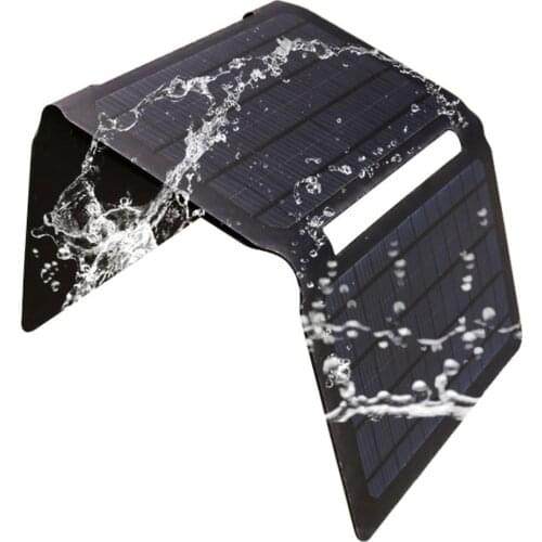 Solar Charger 20W Solar Panel with Dual USB Port Waterproof Foldable Camping Travel Charger For Mobile phone PC iPhone iPad