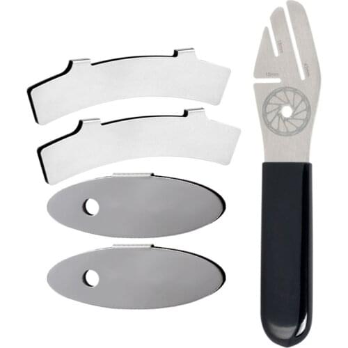 Bike Disc Brake Correction Wrench Brake Rotor Alignment Truing Tool with Disc Brake Pads Tool for Bike Kit Ferramentas Bicicleta