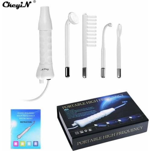 High Frequency Facial Machine Electrotherapy Skin Therapy Wand Device Skin Tightening Acne Spot Wrinkles Remover Eyes Care 50