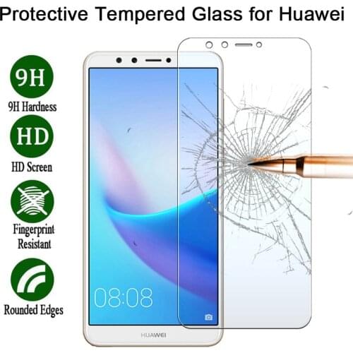 For Huawei Y6 Y9 2019 Protective Glass for Huawei Y9 Y7 Pro Y5 Prime HD Toughed Screen Protector for Huawei Y6 2018 P6 On Movie