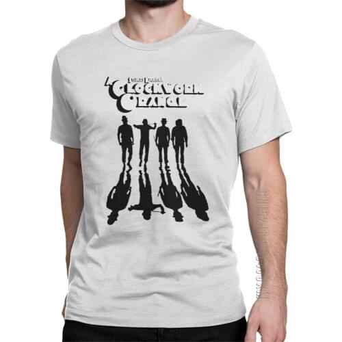 A Clockwork Orange Shadows T Shirt For Men Kubrick Alex Burgess Droogs Anthony Milk Movie Tee Adult T-Shirt 100% Cotton New