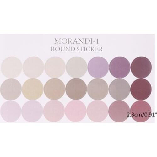 1 Sheet 23mm Round Dot Label Self Adhesive Sealing Sticker Scrapbooking Diary Decor Office School Suppliers Crafts