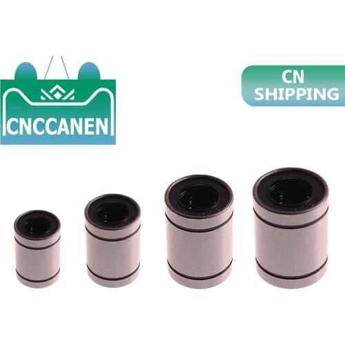 1PC LM8UU LM10UU LM16UU LM6UU LM12UU LM3UU Linear Bushing 8mm CNC Linear Bearings for Rods Liner Rail Linear Shaft parts