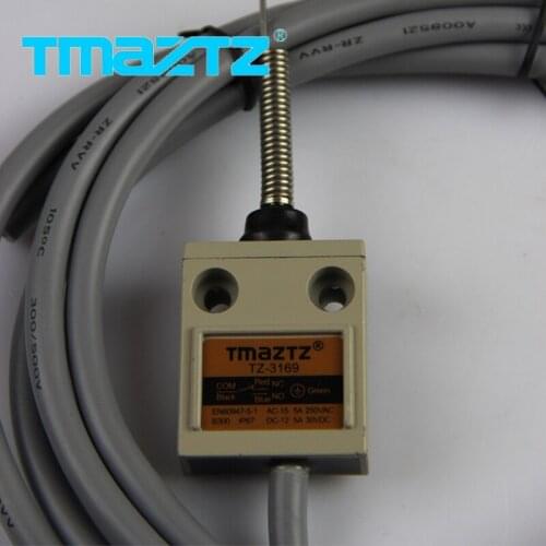 1PCS TZ-3169 Hight Quality Limited Switch Micro Switch silver contacts high accurate IP67,Waterproof,line long 3m