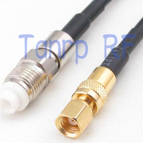 6in SMC male plug to FME female jack RF Connector adapter 15CM Pigtail coaxial jumper RG174 extension cable