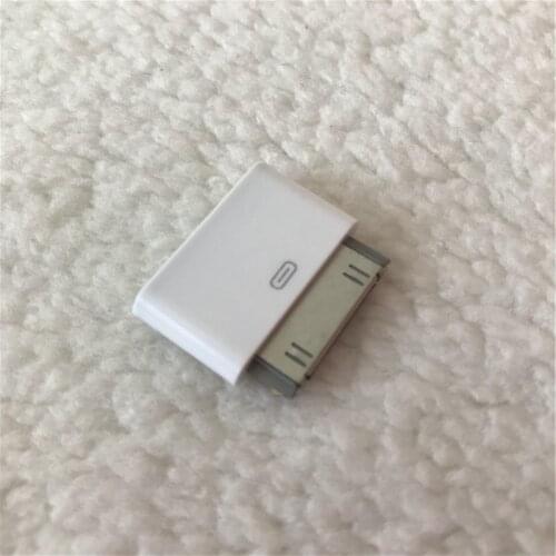 Micro USB Female to 30Pin Male Adapter for Apple4 Ipad2/3 Android Phone Old Type Connector Plug Jack White