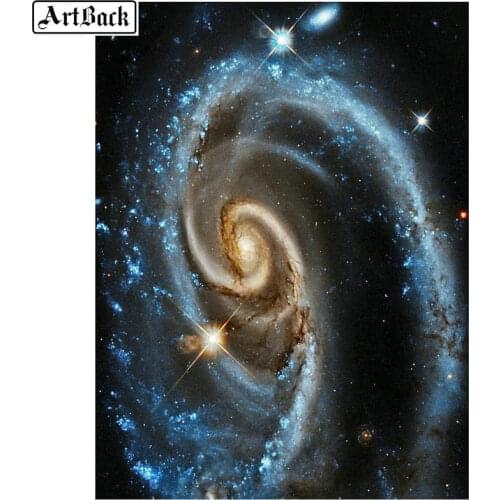 5d diy diamond painting starry sky landscape picture full square diamond embroidery kit 3d diamond mosaic wall sticker