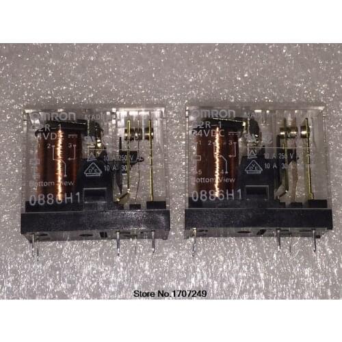 Free shipping 5PCS NEW ORIGINAL G2R-1-24VDC G2R-1-24V 24V 10A 5PIN