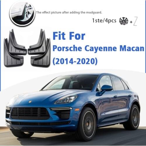 Mudguard For Porsche Cayenne Macan 2014-2020 Mudflaps Mudguards Car Accessories Splash Guard Fender 2015 2016 2017 2018 2019