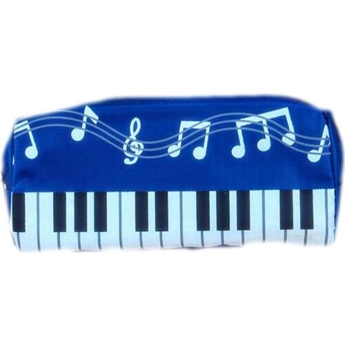 Creativity Pencil Case Music Notes Piano Keyboard Pencil Case Large Capacity Pen Bags Stationery Office