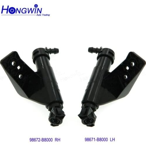 98671-B8000 LH & 98672-B8000 RH Headlight Water Spray Nozzle Washer Jet Actuator For Hyundai Grand Santa Fe San DM 2012-13