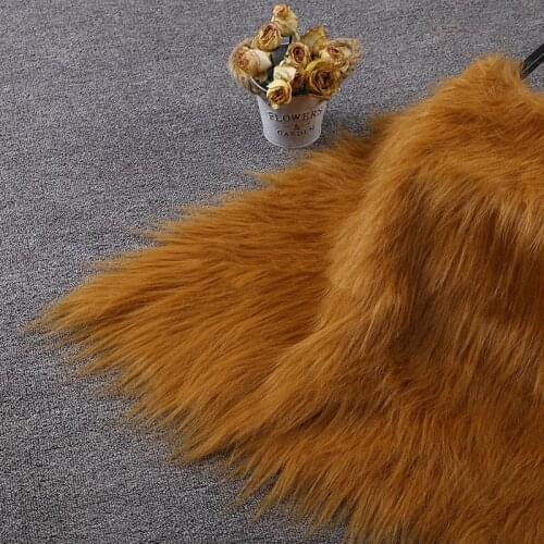 Long Plush 9CM Imitating Fox Fur Doll Tilda Cloth Decoration Carpet Jewelry Phone Counter Cover Cosplay Artificial Fur