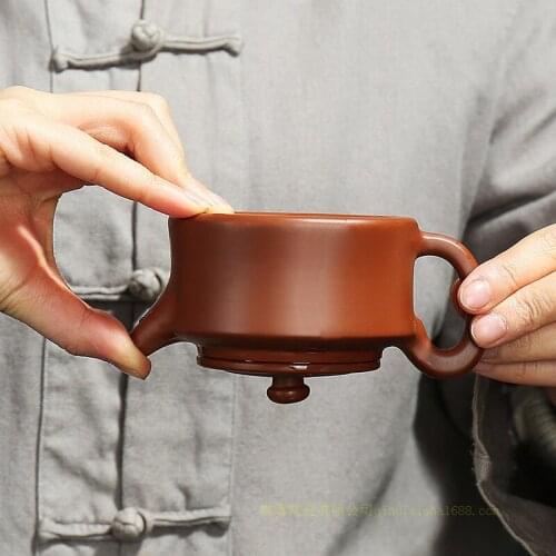 Yixing Purple sand tea set black/red ceramic kung fu Teapot, handmade Purple sand teapot teacup gaiwan Tureen tea ceremony