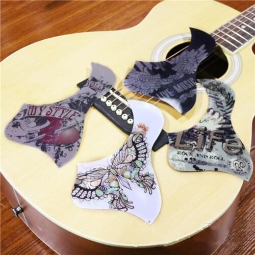 1 PC Professional Folk Acoustic Guitar Pickguard Top Quality Self-adhesive Pick Guard Sticker for Acoustic Guitar Accessories